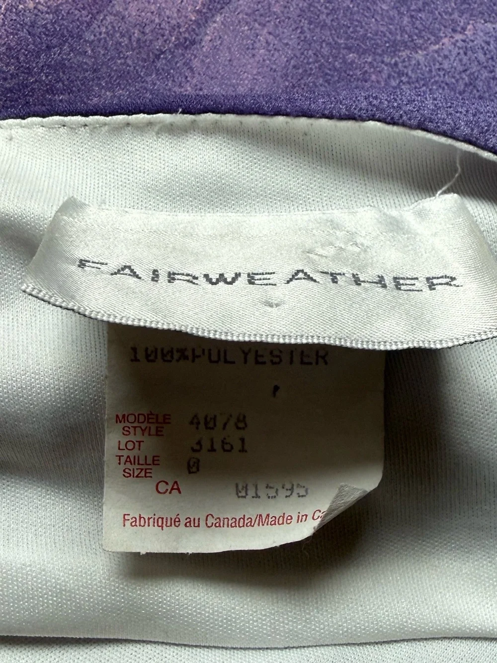 Vintage Fairweather Floral Slip Dress | Y2K Midi | Size 0 - Picture 7 of 7